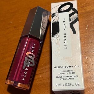 Fenty Beauty Gloss Bomb Oil Luminizing Lip Oil 'N Gloss Razzberry Jamz